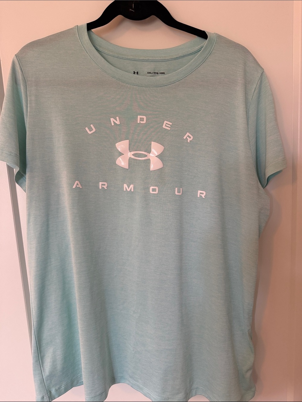 Under Armour Mint Green Short Sleeve Logo Tee
